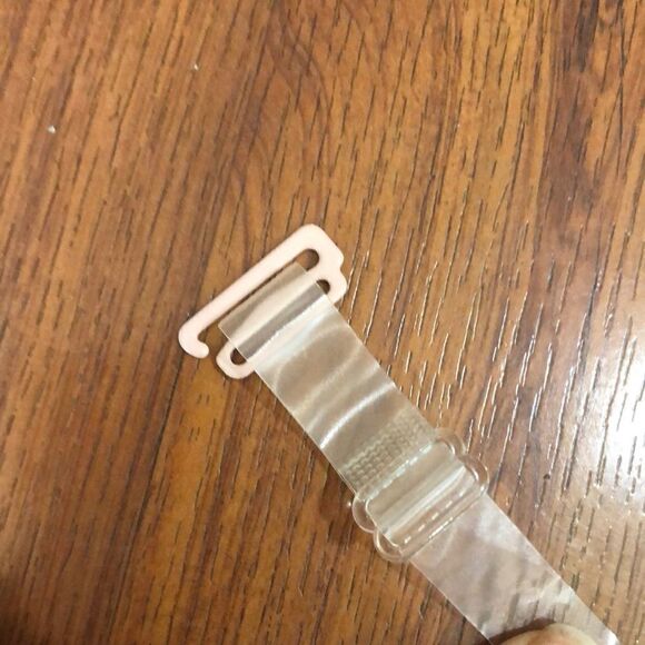 NEW white flower pearl decorative bra straps. - Picture 4 of 6